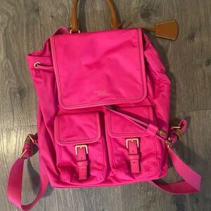 Pink Backpack by Tori Burch